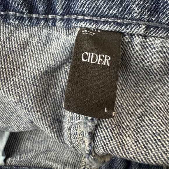 Cider Denim High Waist Tapered Leg Medium Jeans Size Large Womens - Picture 4 of 5